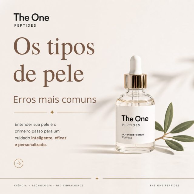 Pele oleosa, seca, sensível, mista ou com manchas: cada uma tem sinais próprios, necessidades diferentes e erros comuns que podem comprometer seus resultados.
O problema é que muitas pessoas tentam cuidar da pele copiando rotinas prontas, usando produtos da moda ou acumulando ativos sem entender o que a pele realmente precisa.
Na The One, acreditamos que autocuidado começa com estratégia.
Por isso, criamos o eBook “Cada Pele, Um Home Care”, um guia para ajudar você a entender melhor sua pele e construir uma rotina mais inteligente, personalizada e eficaz.
Para receber o eBook, comente:
AUTOCUIDADO
e salve este post para consultar depois.
The One Peptides
Ciência, tecnologia e individualidade para uma nova geração de autocuidado.